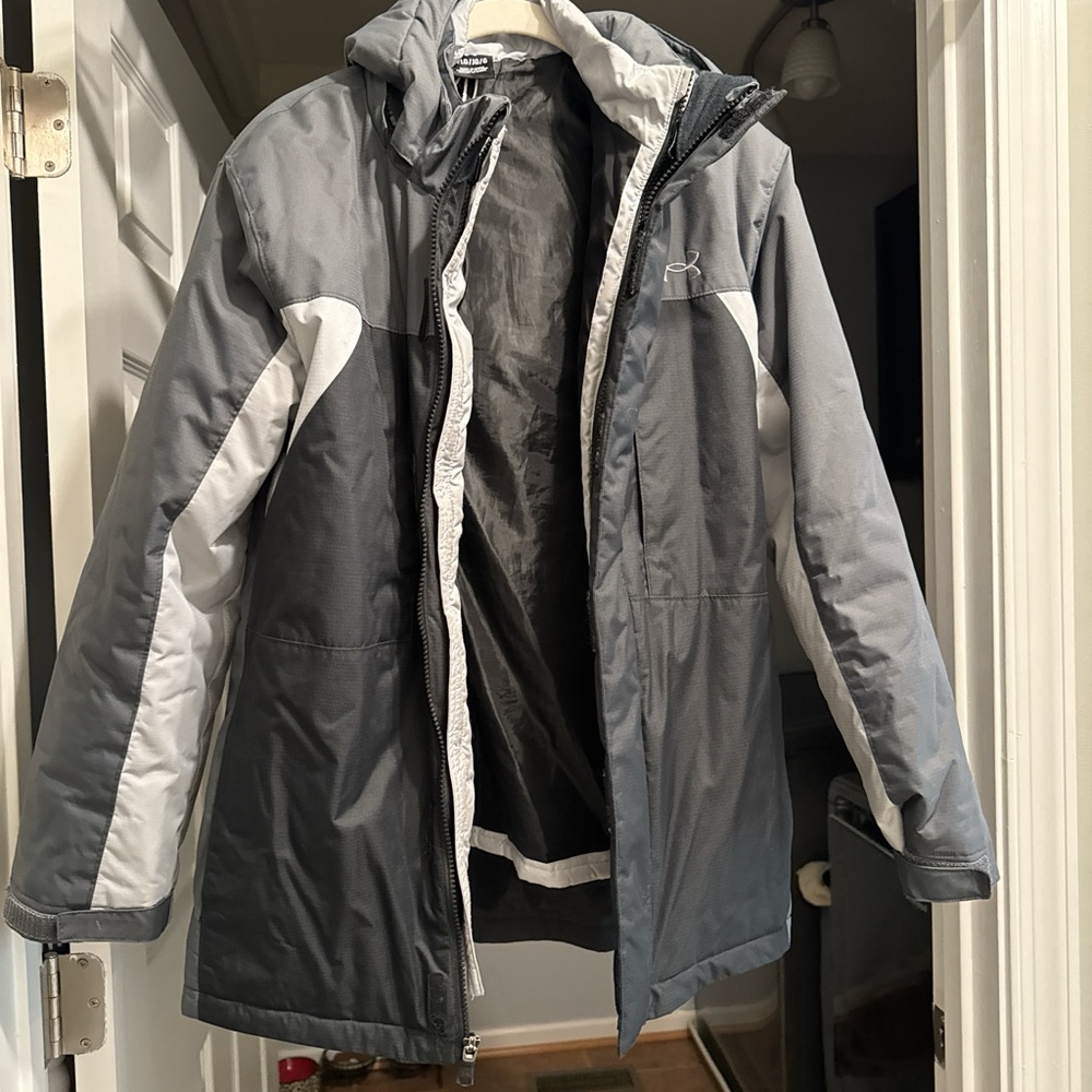 Under Armour Two-Tone Gray Ski Jacket